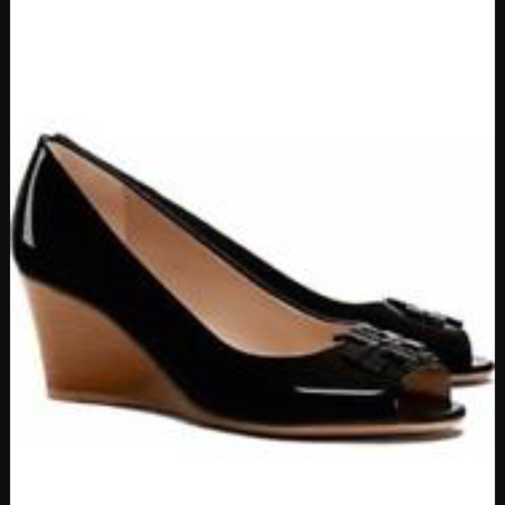 Tory Burch Peep-Toe Wedge