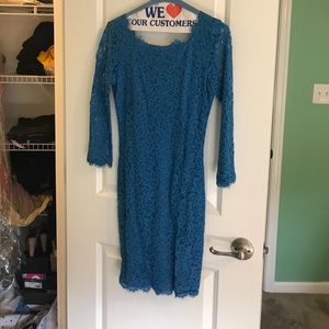 DVF zarita blue dress size 0