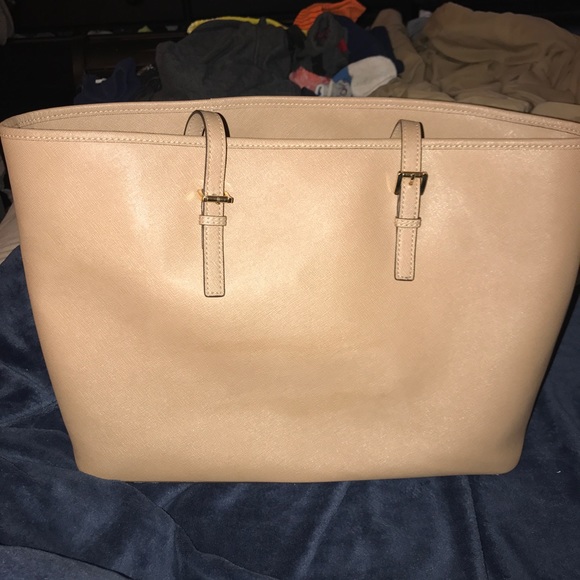 Michael Kors Light Brown Tote - Picture 3 of 6