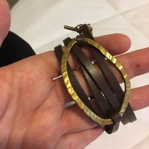 Bauxo leather wrap bracelet