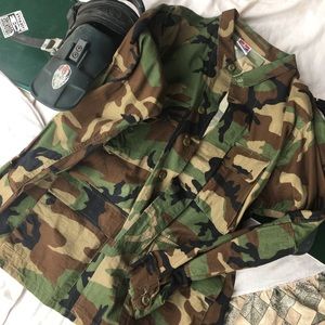 Mens lrg Camouflage Jacket