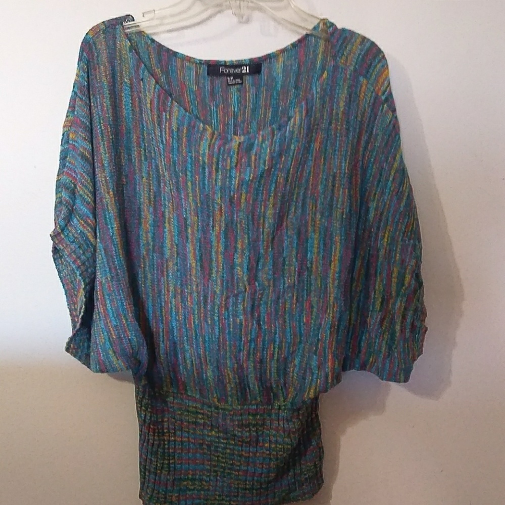 Blue loose top