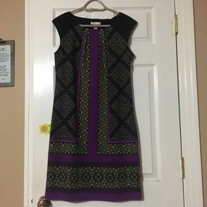 Multicolored pattern dress