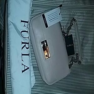 Pastel pink and gold Furla
