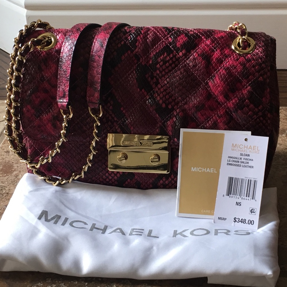Michael Kors Sloan Embossed Leather bag