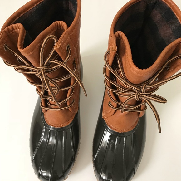 The Original Duck Boot Size 7.5M Tan and Brown - Picture 2 of 8