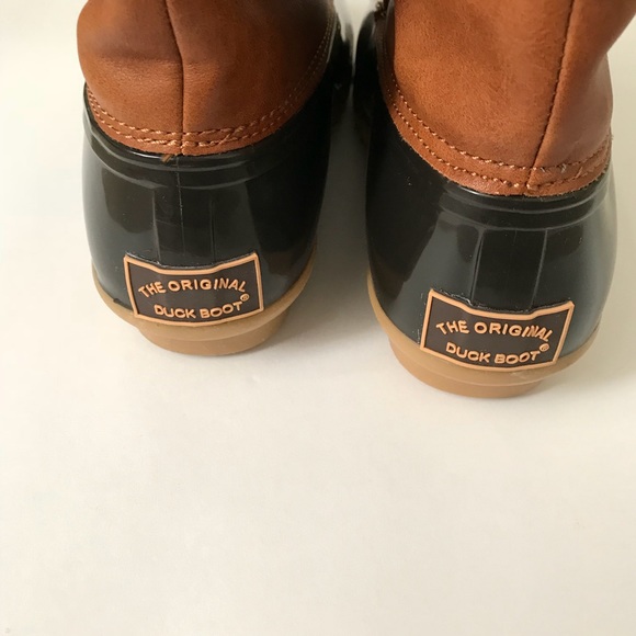 The Original Duck Boot Size 7.5M Tan and Brown - Picture 3 of 8
