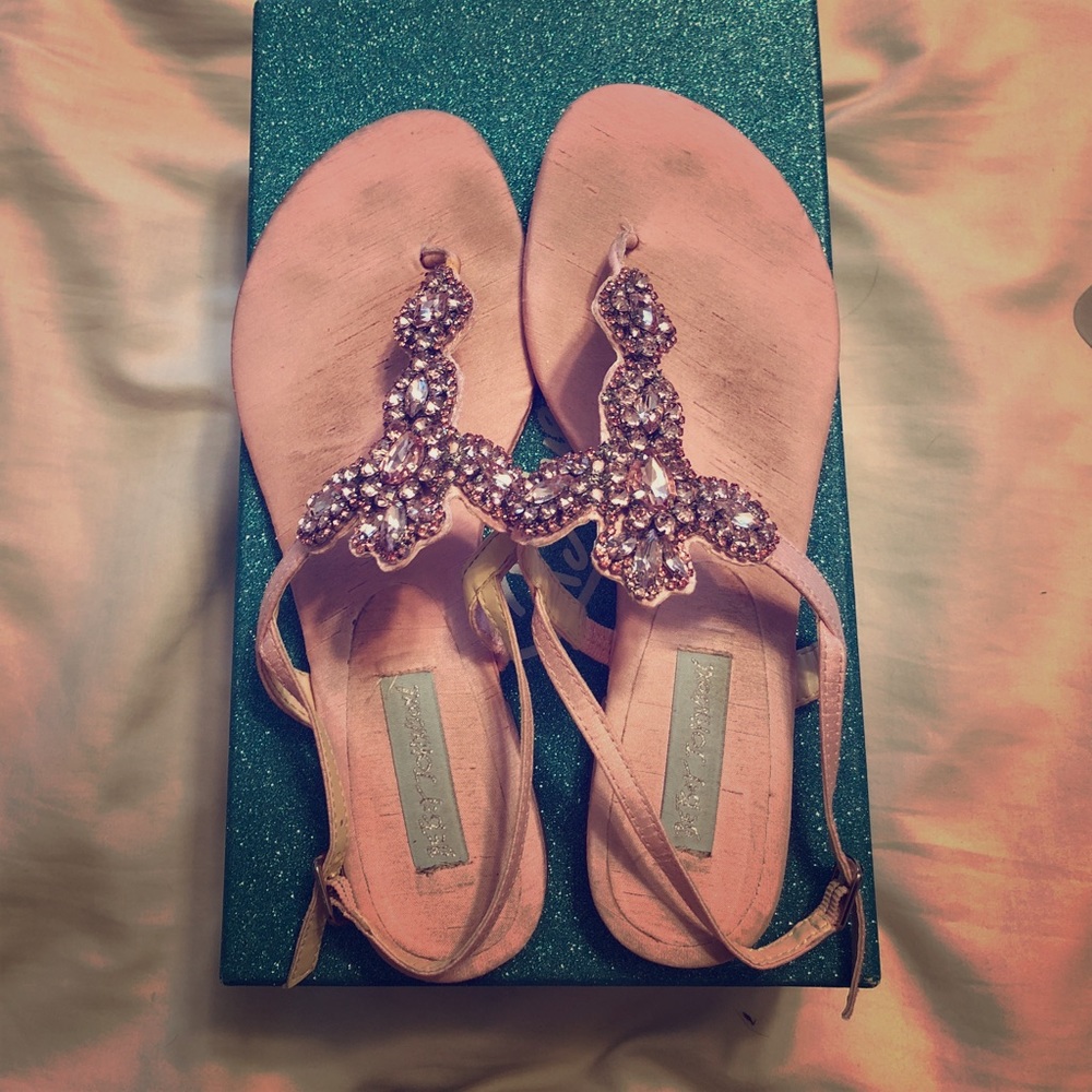 Betsey Johnson Pink Sandals