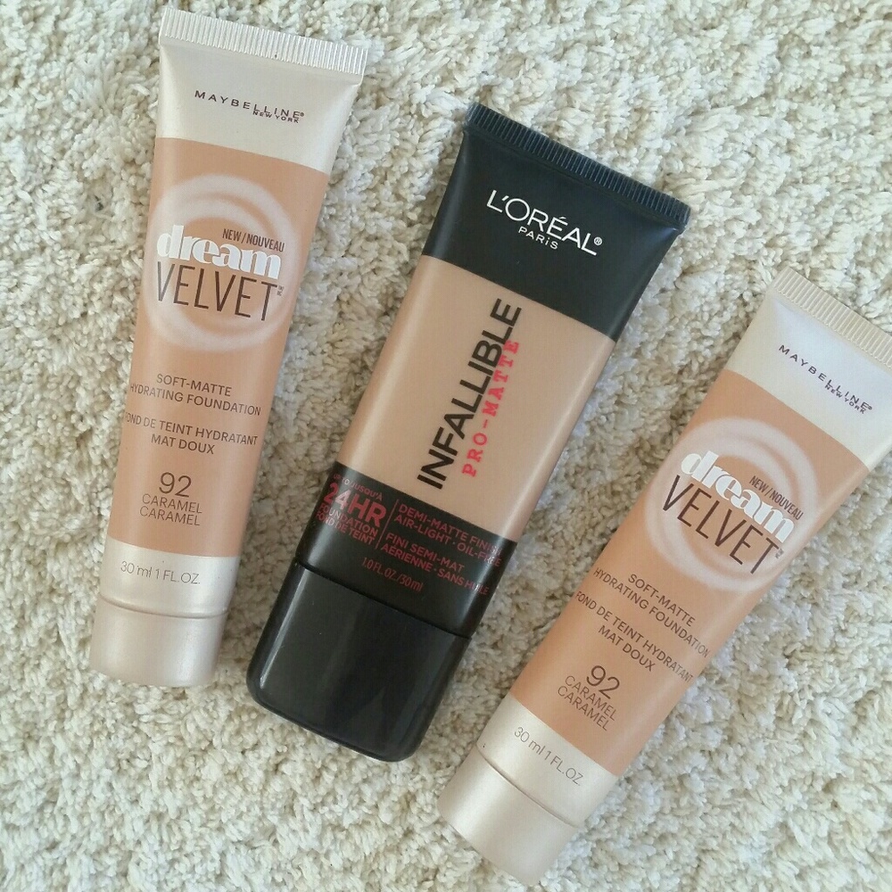 Matte Foundation Bundle L'Oréal & Maybelline
