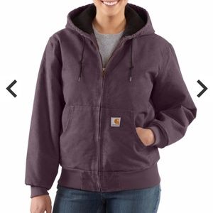 Womens Carhartt Coat- Dusty Plum