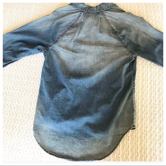 Denim Chambray Top - Picture 2 of 3