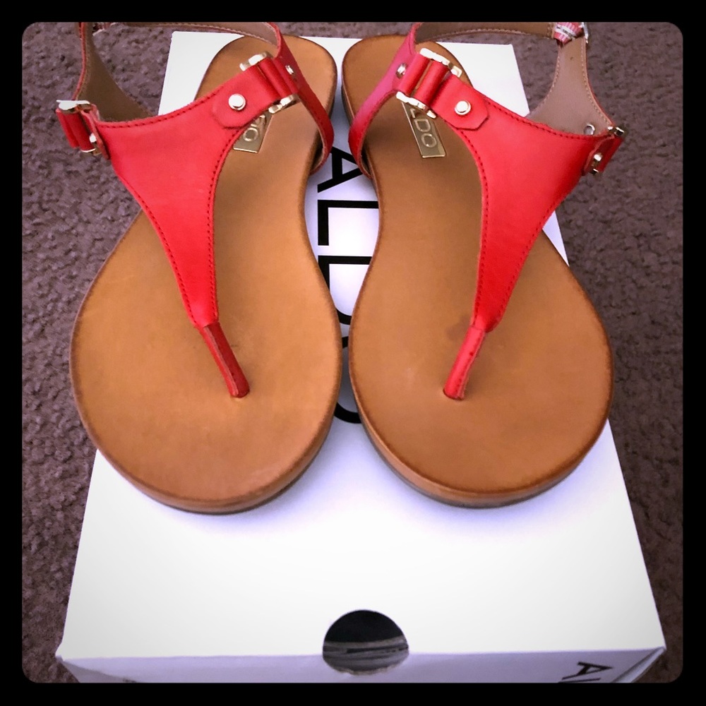Aldo Leather Sandals