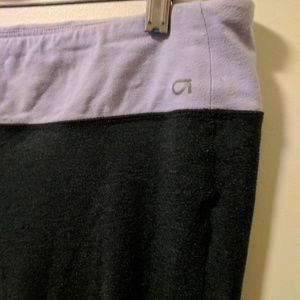 GAP Gray and Lavender Leggings