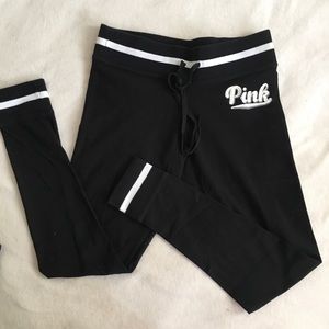 VS PINK black yoga pants