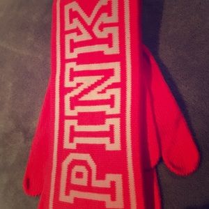 PINK headband and gloves - Super cute