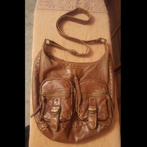 Brown Leather Crossbody Purse