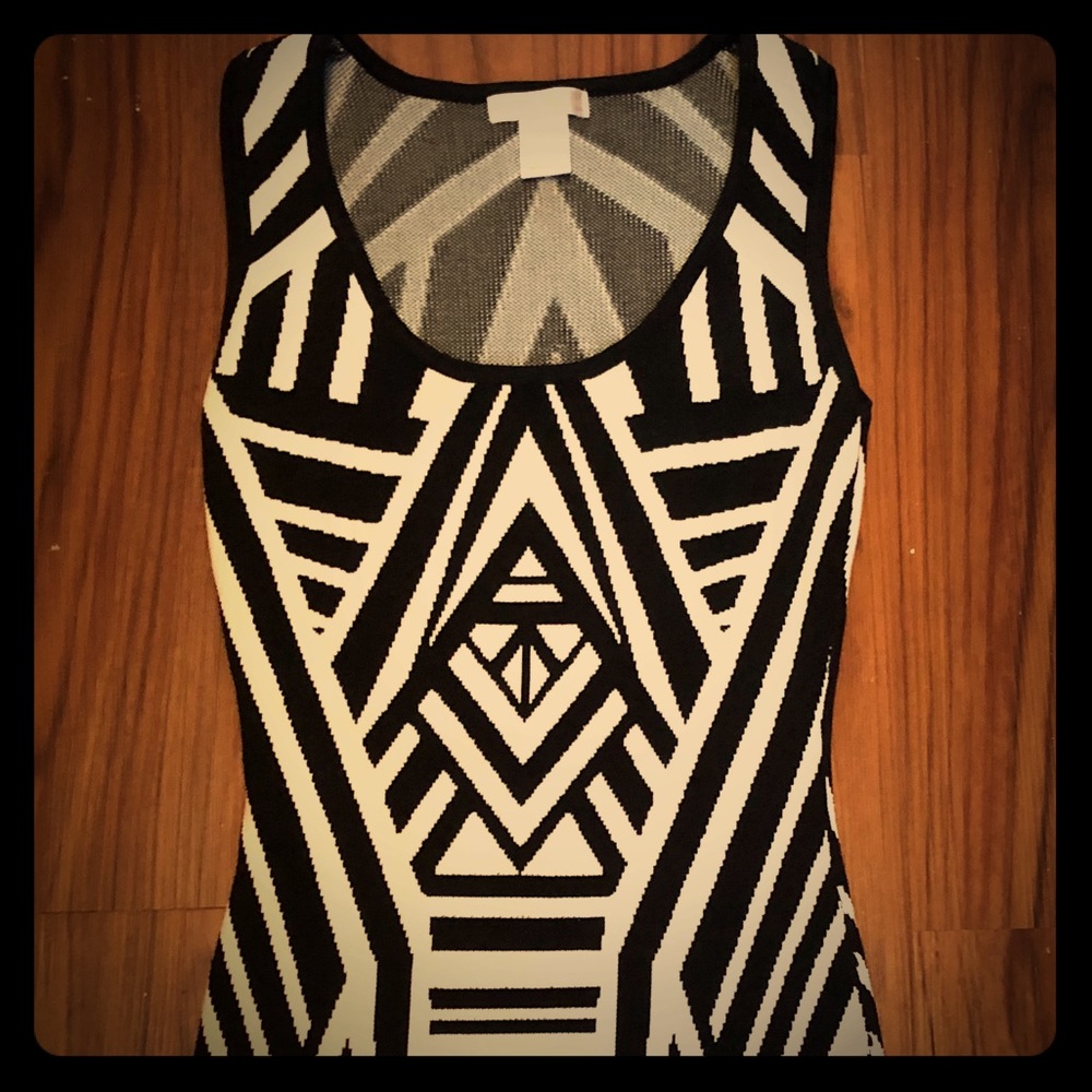 Geometric print mini