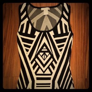 Geometric print mini