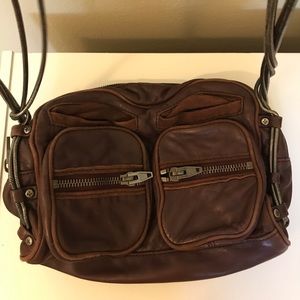 Alexander Wang oxblood leather purse