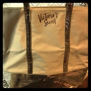 Glittery Victoria Secret Tote Bag