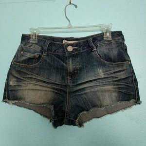 High rise shorts