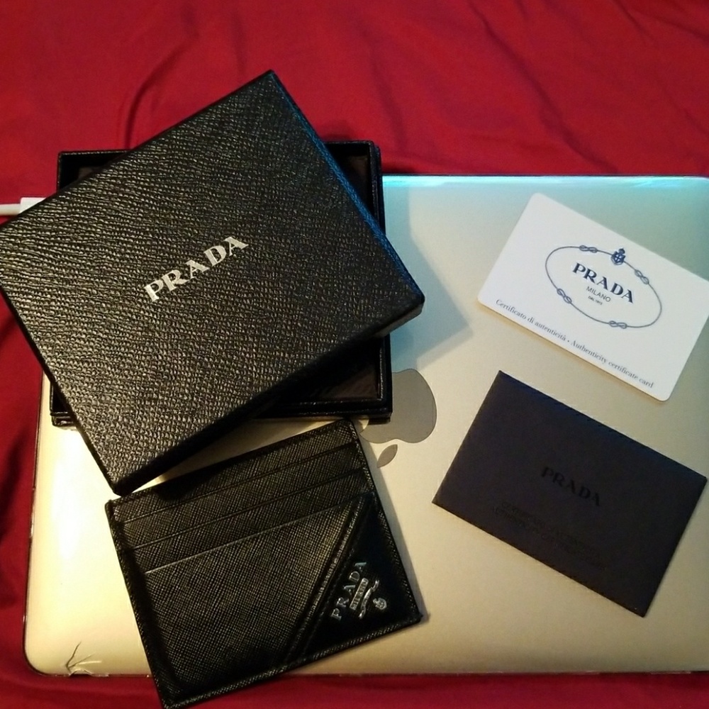 Prada credit  card holder authentic