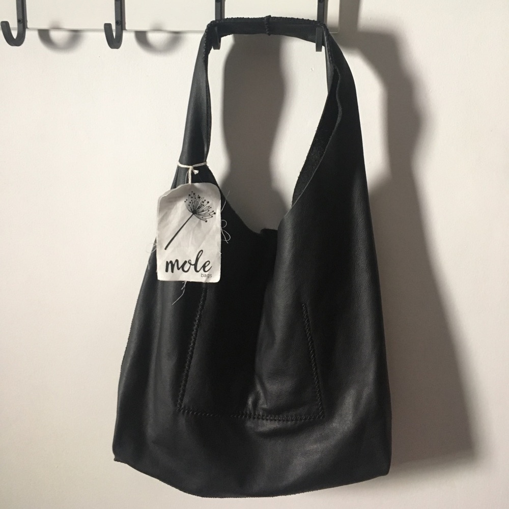 Handmade up cycle leather bag. Brand new!!!