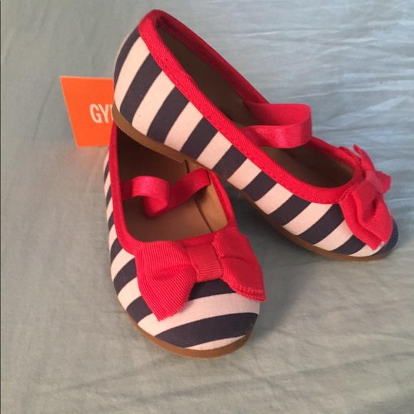Gymboree Other - Gymboree MaryJane Shoes Navy/Coral
