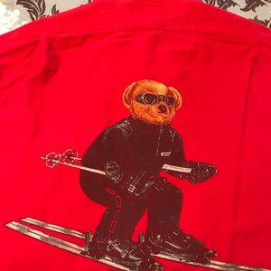 Vintage Ralph Lauren mens button down with Teddy!