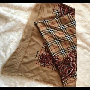 Vintage Burberry scarf