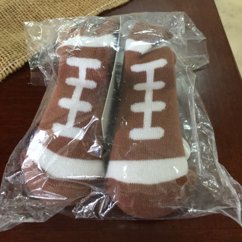 Mud Pie football socks!
