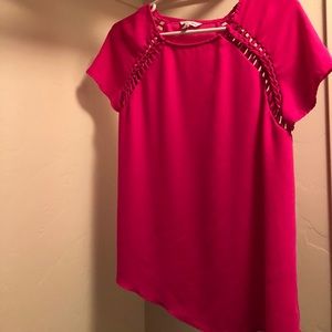 Hot pink top