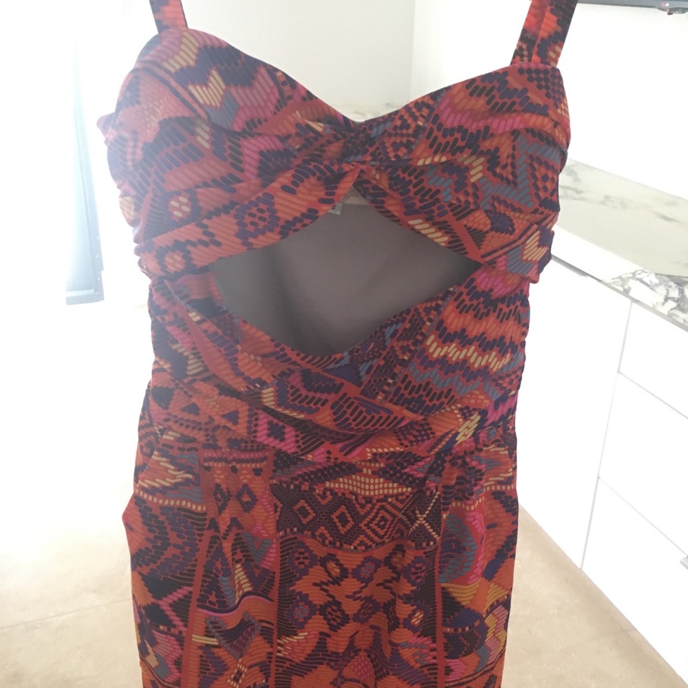 Mara Hoffman cut out printed mini dress size:8