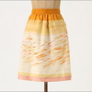 Anthropologie GOLDFISH BOWL Skirt Size 6