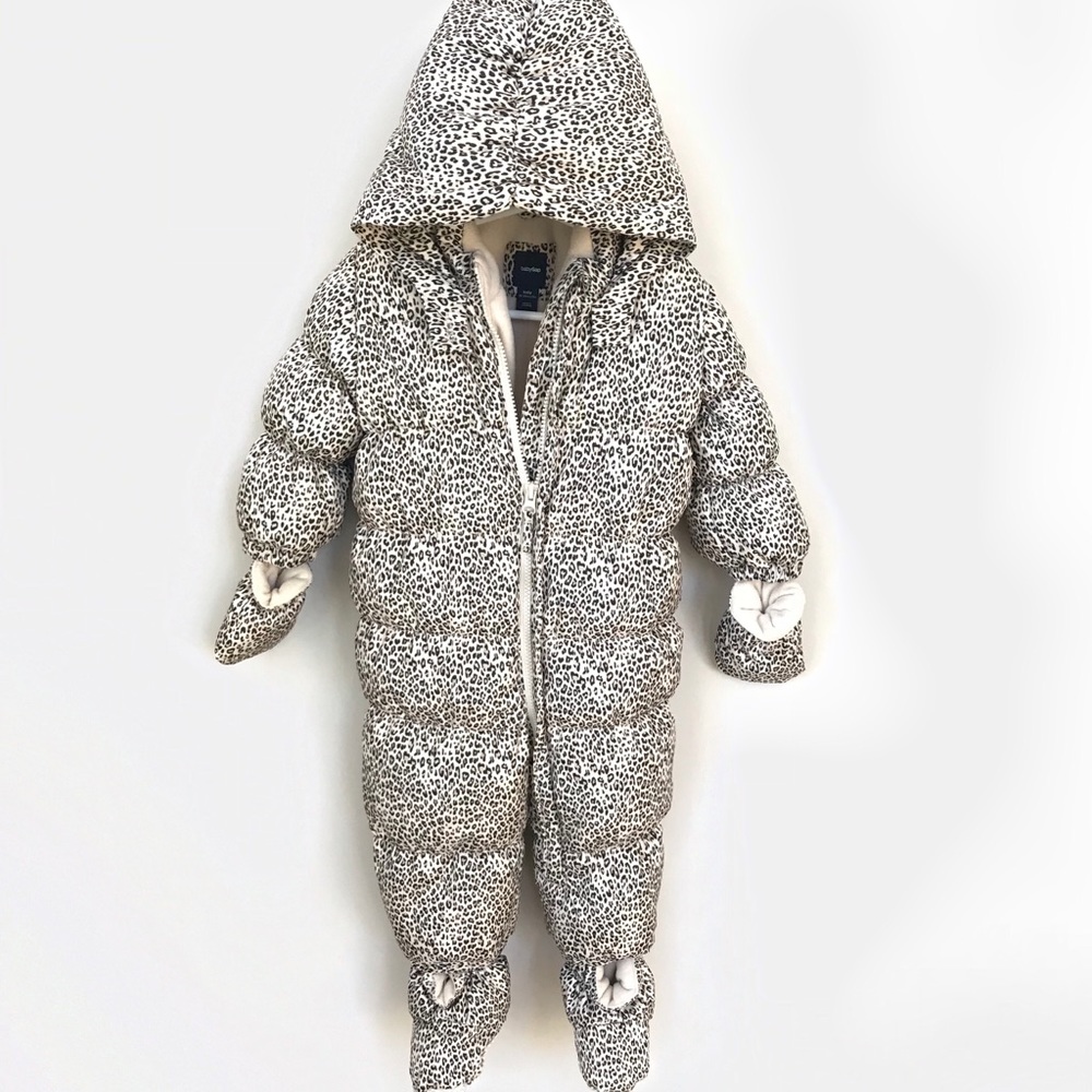 GAP leopard snow suit