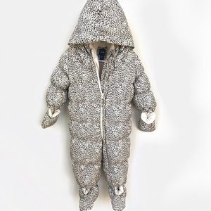 GAP leopard snow suit