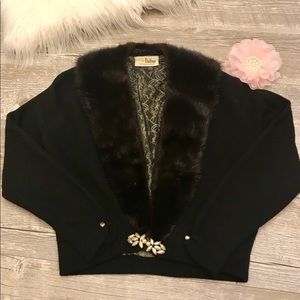 Dalton Mink and Cashmere Vintage late-1950 sweater