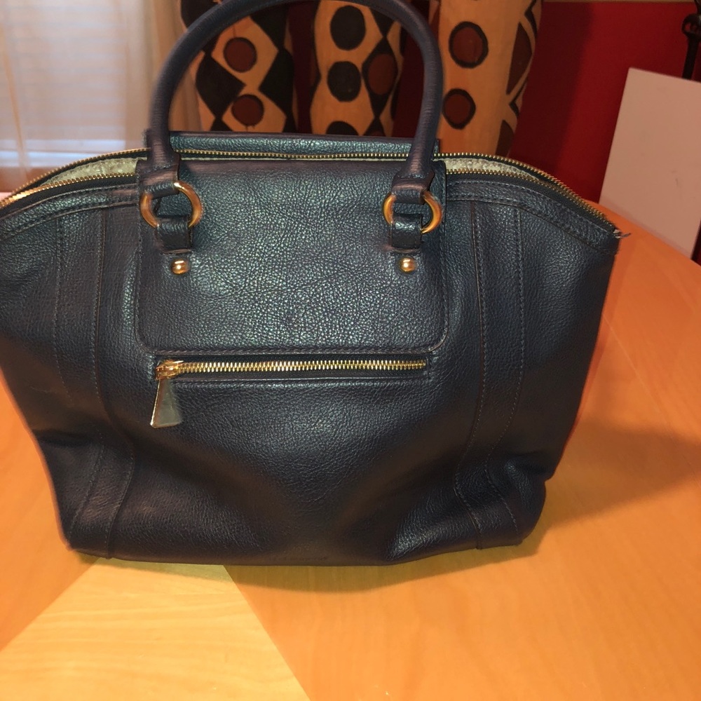 Liz Claiborne Navy Blue Handbag
