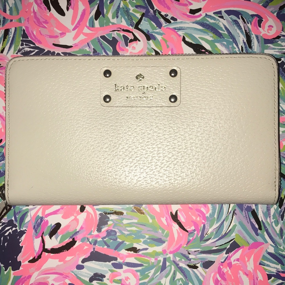 Authentic Kate Spade ♠️ Neda Wallet- Porcelain