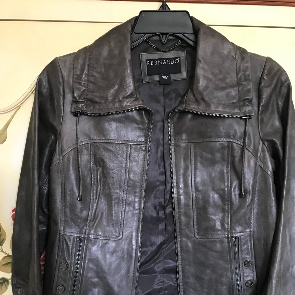Bernardo leather jacket