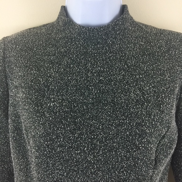 Talbots Petites Tweed Faux Leather Trim Top Pocket - Picture 2 of 8