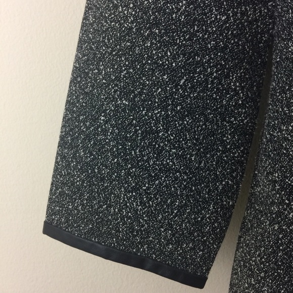 Talbots Petites Tweed Faux Leather Trim Top Pocket - Picture 5 of 8