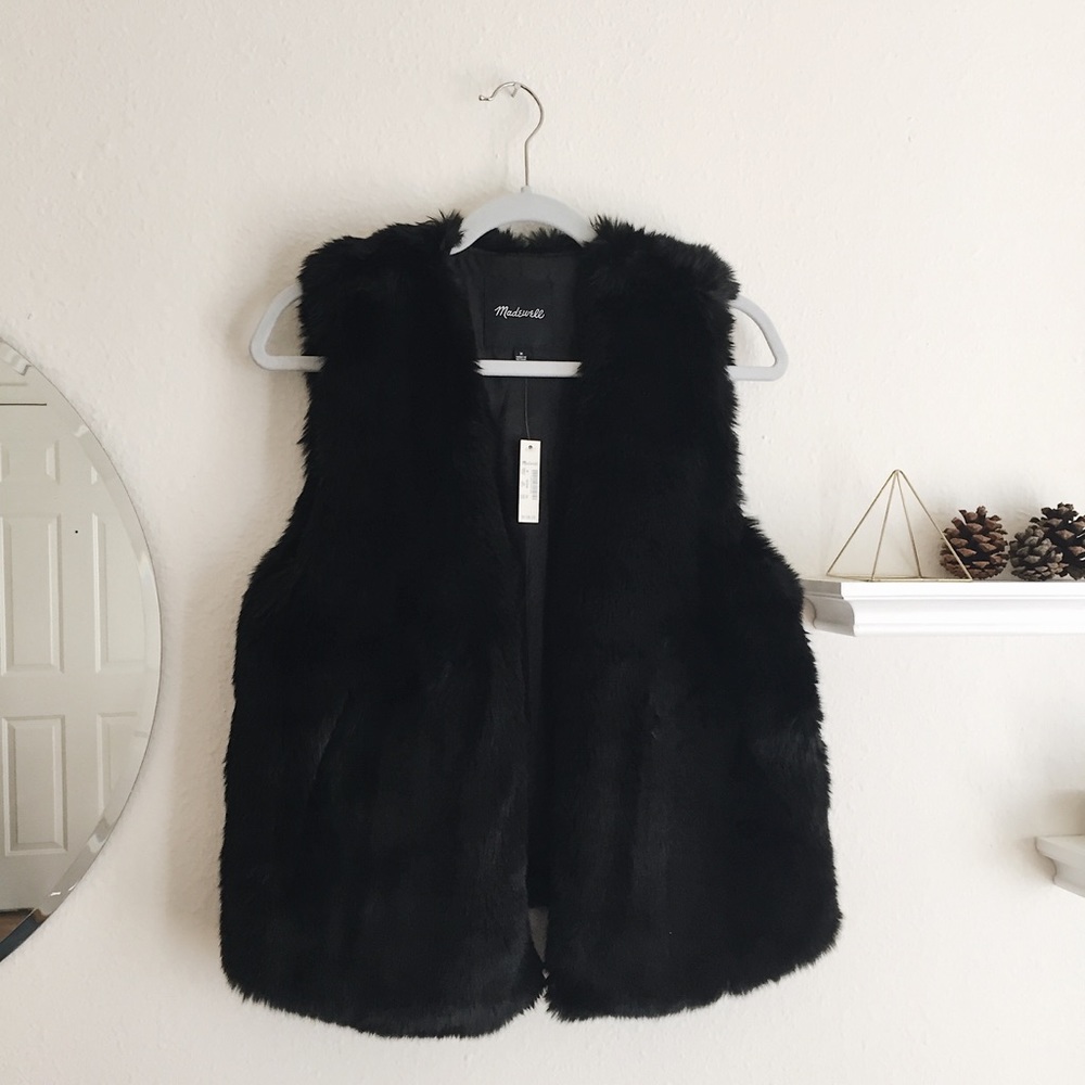 Madewell Faux Fur Vest