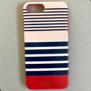 Kate Spade Striped iPhone 7 Plus & 8 Plus Case