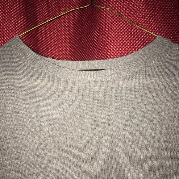 Long Knitted Midi Grey Dress - Picture 2 of 3