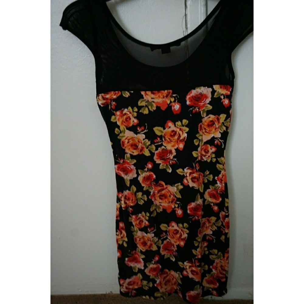 floral mini dress