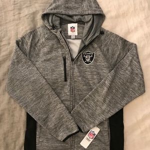 Men’s Oakland Raiders Full Zip Hooded Jacket
