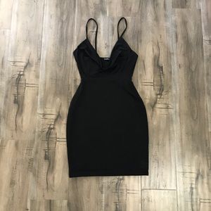 Little black dress.