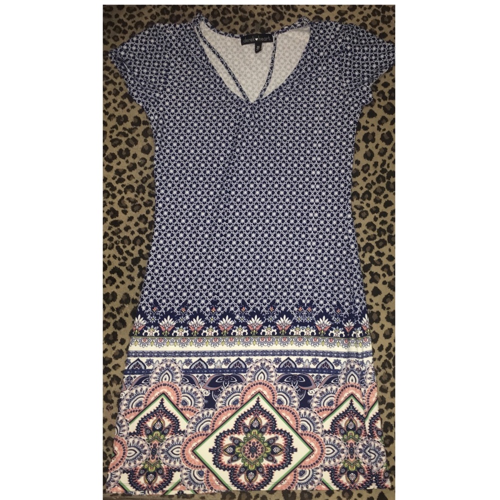 Cute Boho Mini Dress