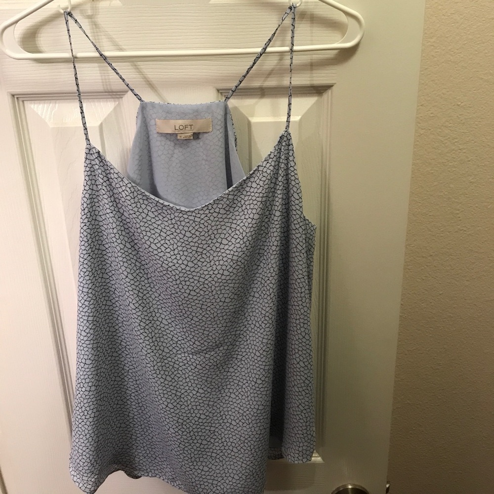 Ann Taylor LOFT Beautiful Baby blue loose cami - Picture 1 of 5